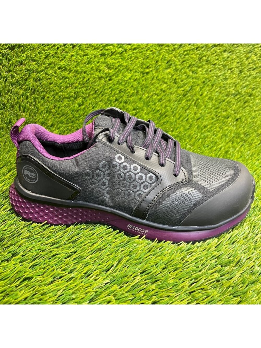 Timberland PRO Reaxion Womens Size 8.5 Black Composite Toe Safety Work Shoes